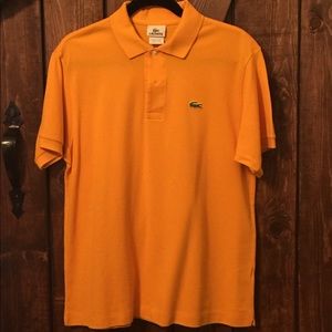Lacoste polo bright Orange men’s Size 5